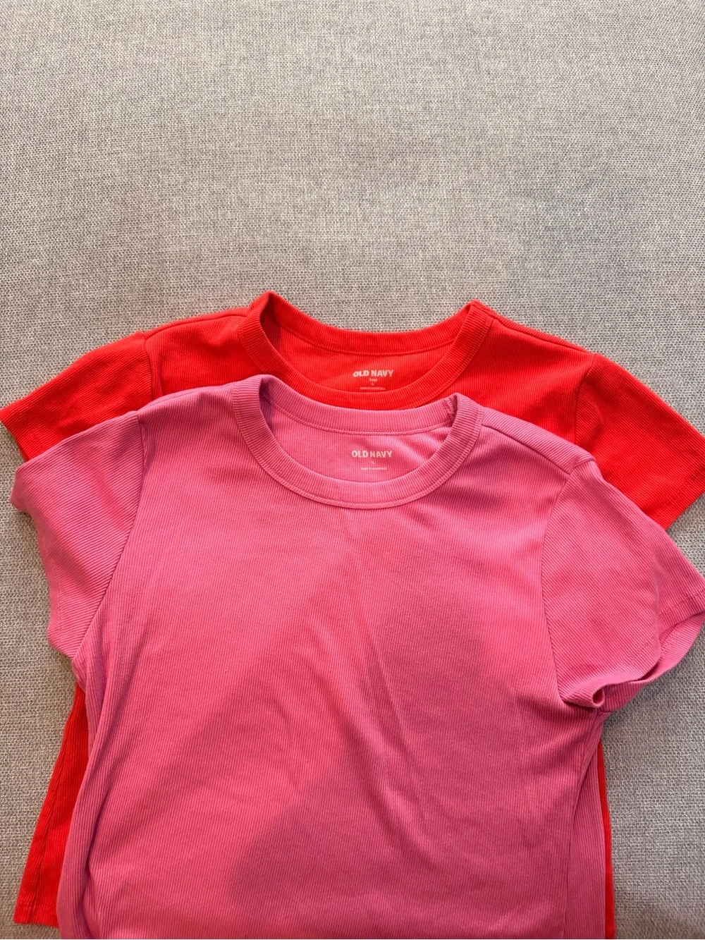 Old Navy & GAP Red, Pink, Lime Green Tank & Tee Set